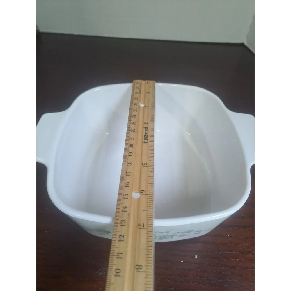 Vintage Corningware Callaway Green Ivy 1.5quart Casserole Dish
